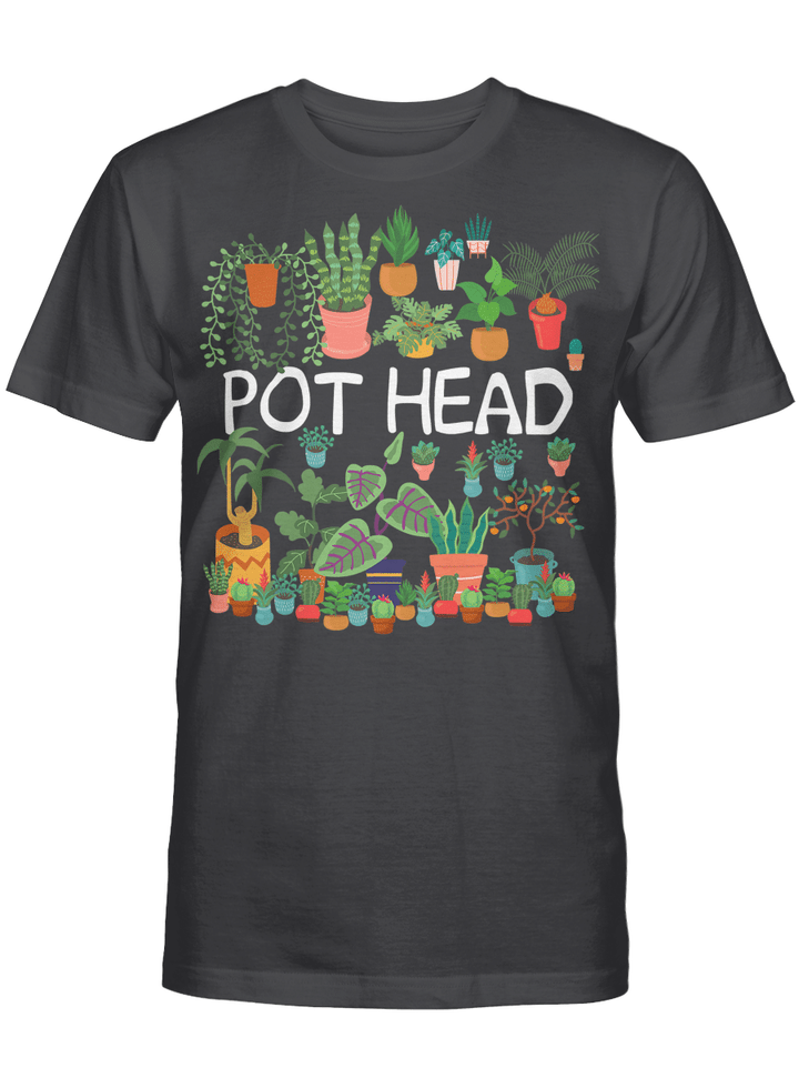 Succulent Design For Pot Head Gardeners Plant Lovers T-Shirt