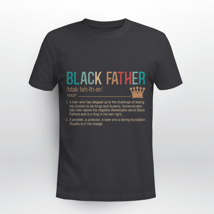 Black Father Noun Father Day Gifts Classic T-Shirt