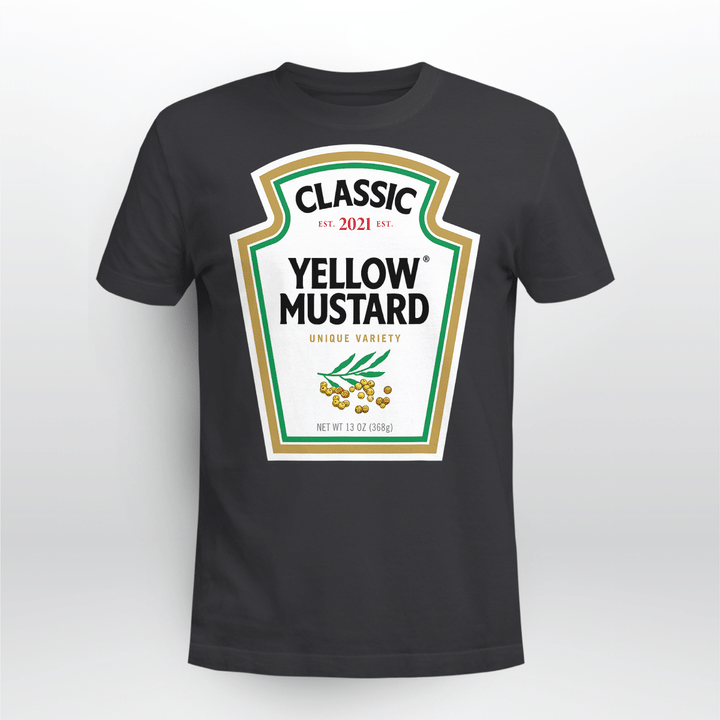 Yellow Mustard DIY Halloween Costume Matching Group Mustard T-Shirt
