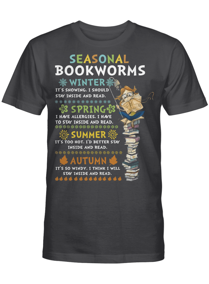 Seasonal Bookworms - Winter Spring Summer Autumn