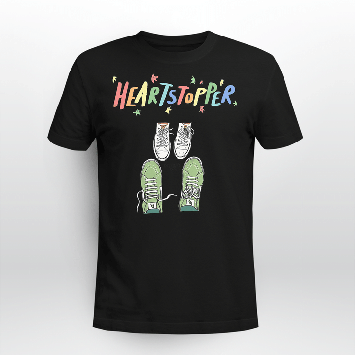 Heartstoppers Leaves Cute Shoes Heartstopper Love T-Shirt