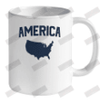 America Ceramic Mug 11oz