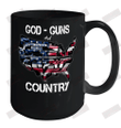 God Guns And Country Ceramic Mug 15oz