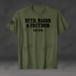 Beer Bacon & Freedom Full T-shirt Front
