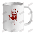 Blood On His Hands Ceramic Mug 11oz