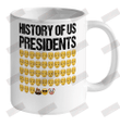 History Of US Presidents Ceramic Mug 11oz