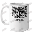 Meat Eating Gun Owner Ceramic Mug 15oz