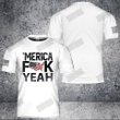 Merica Fk Yeah Full T-shirt Front