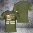 Merry Uh...Uh Happy... Full T-shirt Front