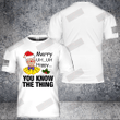 Merry Uh...Uh Happy... Full T-shirt Front