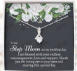 To My Step Mom On My Wedding Day Necklace