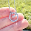 To My Amazing Mommy To Be Love From Baby Bump Necklace
