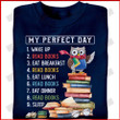 My Perfect Day Reading Book T-shirt