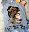 Nerdy Dirty Inked And Curvy T-shirt
