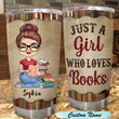 ETTB08 Just A Girl Who Loves Books Tumbler