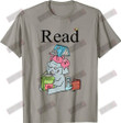 Reading Funny Elephants T-shirt