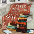 Never Underestimate The Power Of A Girl With A Book Blanket