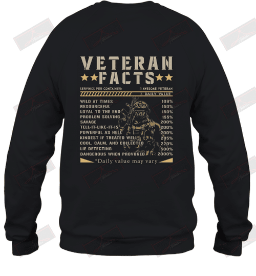 Veteran Facts Sweatshirt
