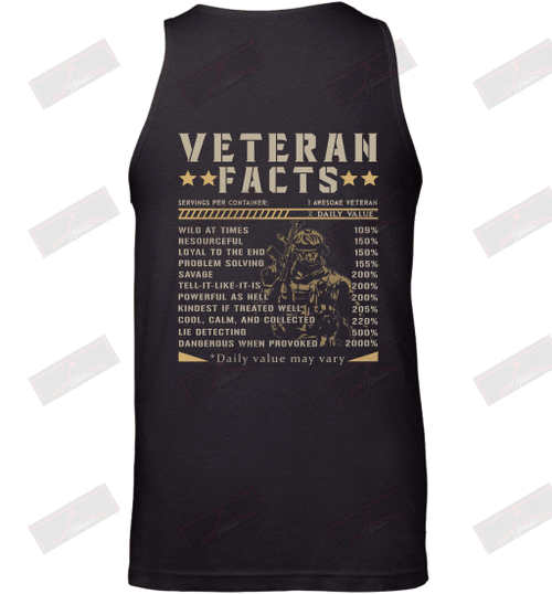 Veteran Facts Tank Top