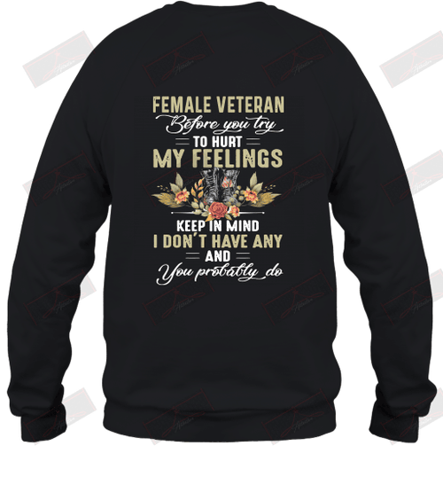 Female Veteran Sweatshirt