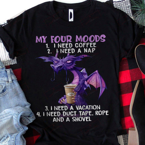My Four Coffee Moods T-shirt