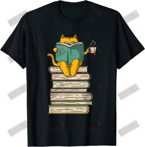 Cat Books T-shirt