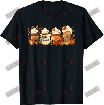 Pumpkin Spice Coffee Latte Fall Autumn Season T-shirt