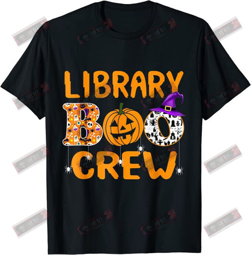 Library Boo Crew Halloween T-shirt
