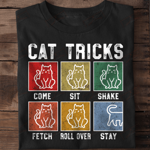 ETT1485 Cat Tricks Come Sit Shake Fetch Roll Over Stay