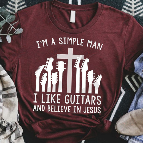 ETT1651 I'm A Simple Man I Like Guitars And Believe In Jesus