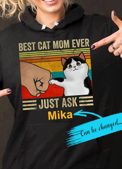 ETT413m Best Cat Mom Ever Just Ask