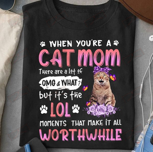 ETT1772 When You're A Cat Mom There Are A Lot Of OMG