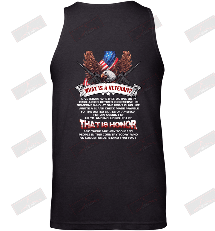 What Is A Veteran A Veteran Whether Active Duty Tank Top