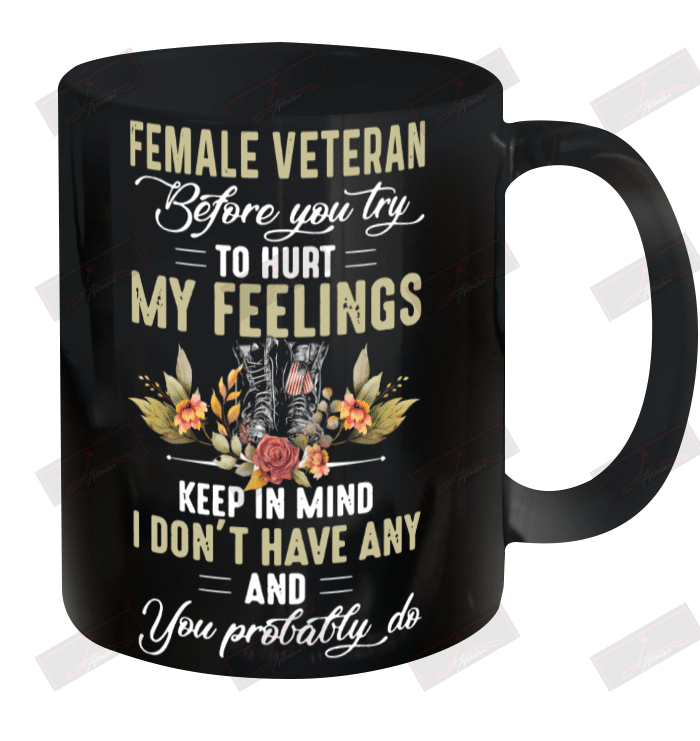 Female Veteran Ceramic Mug 11oz