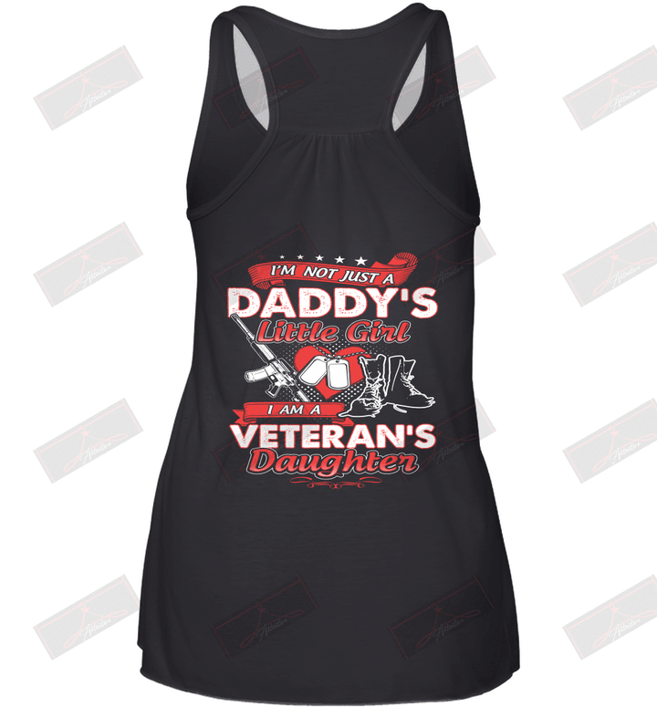 I'm Not Just A Daddy's Little Girl I Am A Veteran's Daughter Racerback Tank