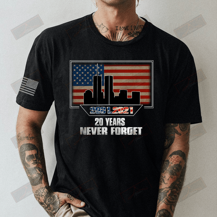 20 Years Never Forget Full T-shirt Front