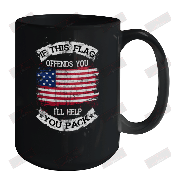 If This Flag Offends You I'll Hellp You Pack Ceramic Mug 15oz