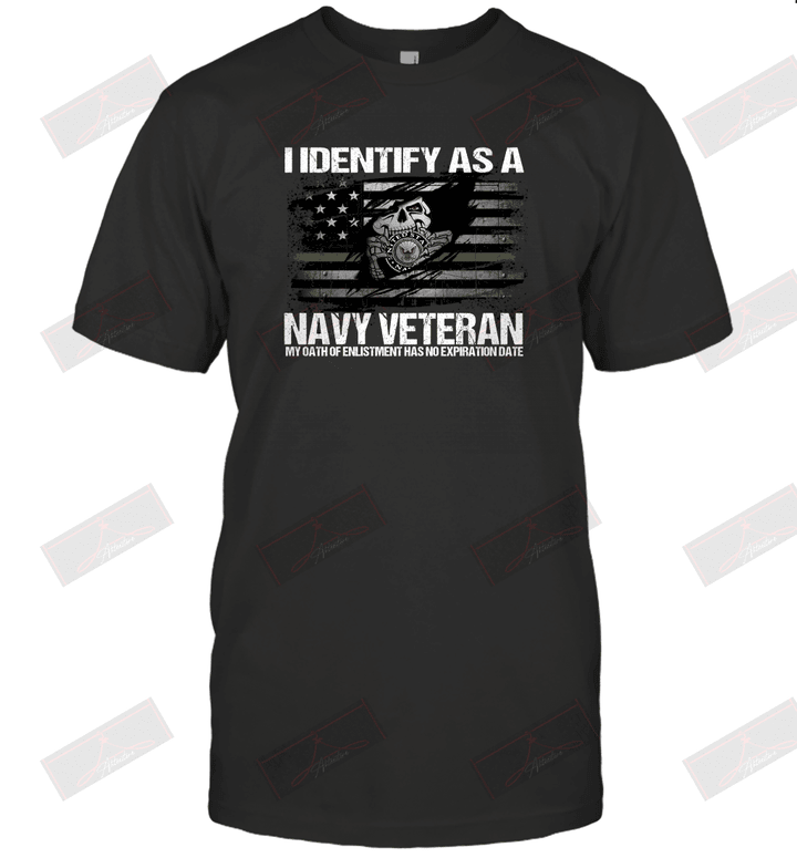 I Identify As A Navy Veteran T-Shirt