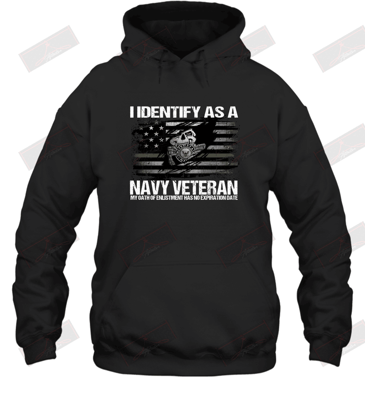 I Identify As A Navy Veteran Hoodie
