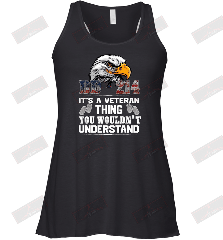 DD 214 It's A Veteran Thing You Wouldn't Understand Racerback Tank