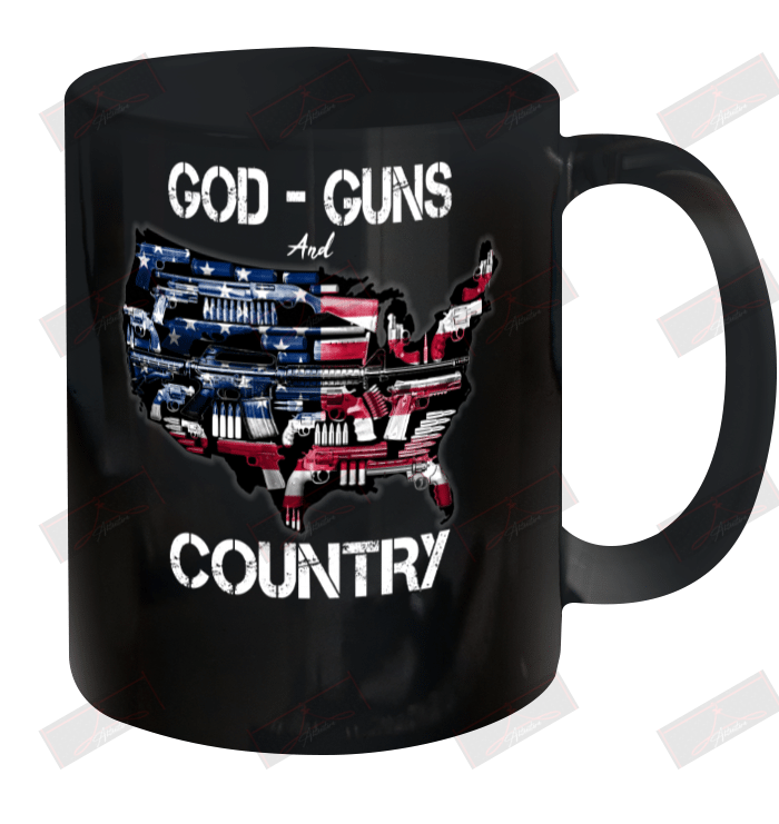 God Guns And Country Ceramic Mug 11oz