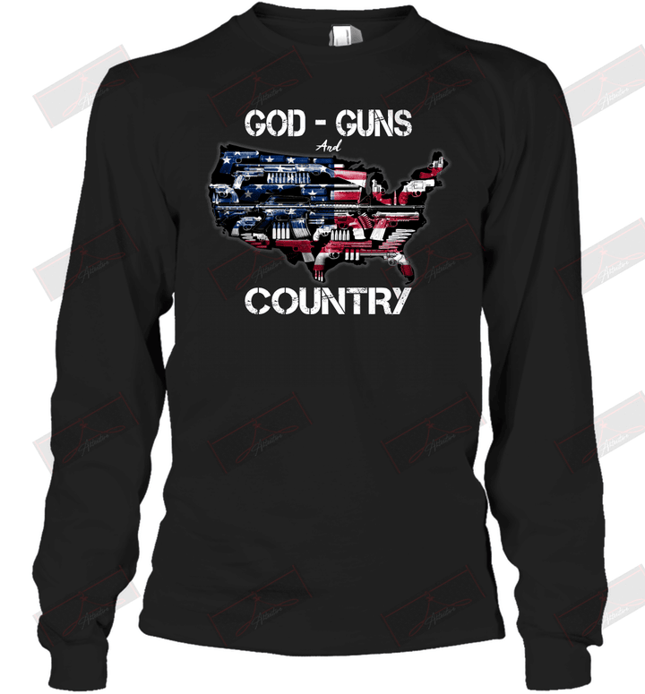 God Guns And Country Long Sleeve T-Shirt