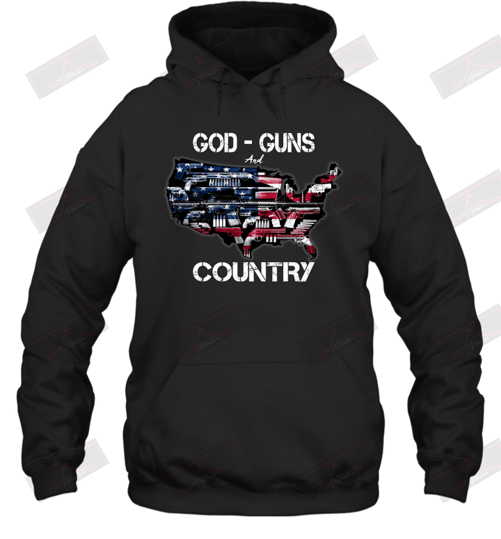 God Guns And Country Hoodie