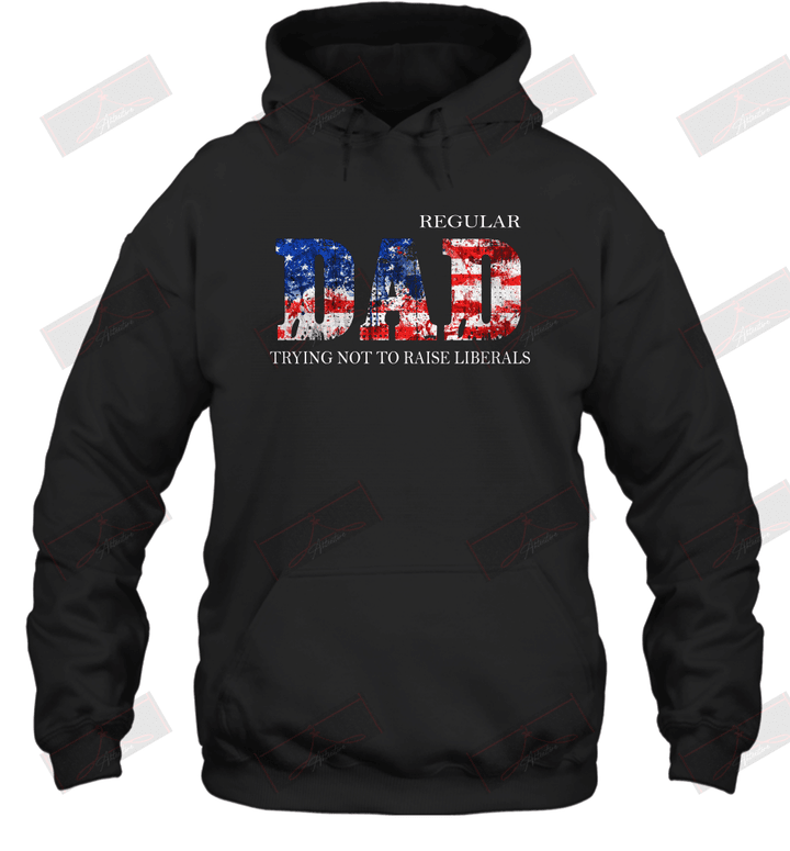 Regular Dad Trying Not To Raise Liberals Hoodie