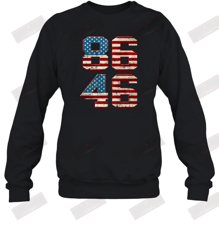86 46 Usa Flag Sweatshirt