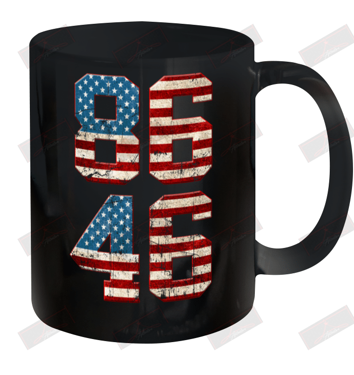 86 46 Usa Flag Ceramic Mug 11oz