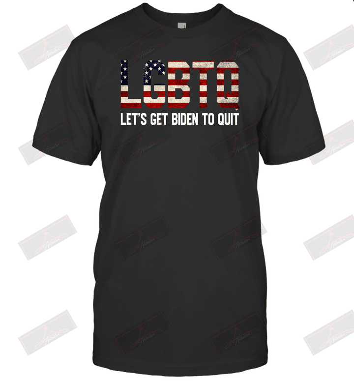 LGBTQ Let's Get Biden To Quit T-Shirt