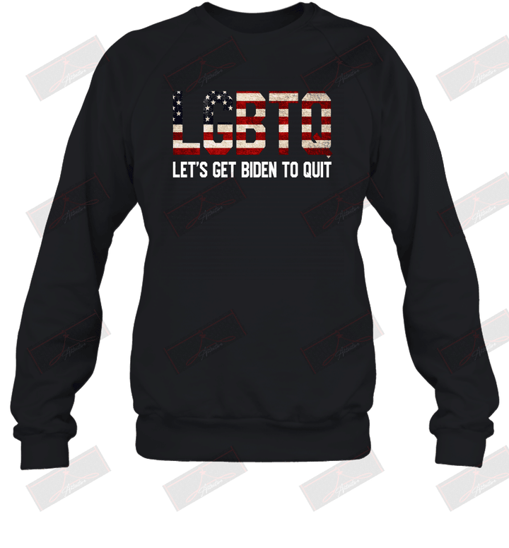 LGBTQ Let's Get Biden To Quit Sweatshirt