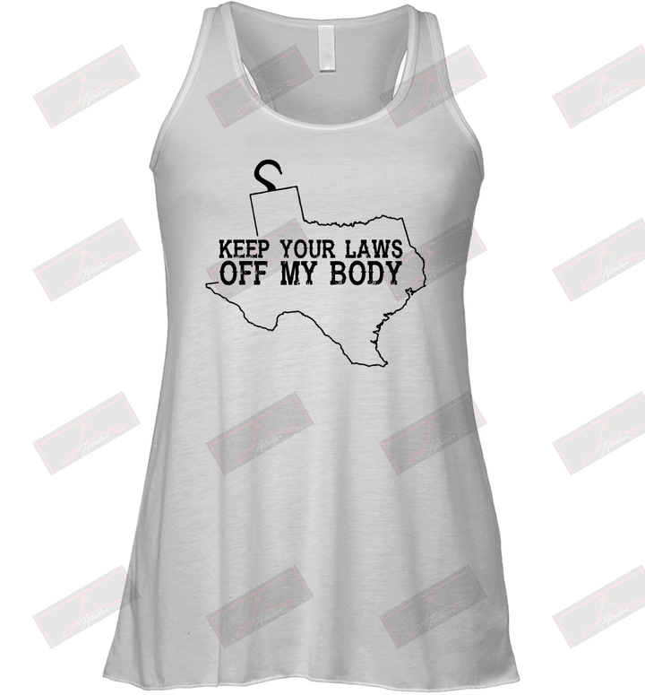 Keep Your Laws Off My Body Racerback Tank