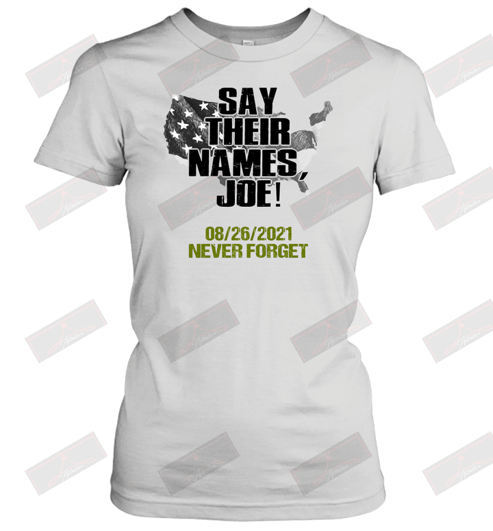 Say Their Names, Joe 08.26.2021 Never Forget Women's T-Shirt